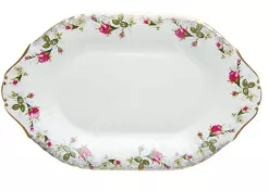 Półmisek 39 cm Chodzież  - Iwona B013 ZŁOCONA RÓŻA