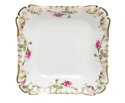 Salaterka kwadratowa 24 cm Chodzież  - Iwona B013 ZŁOCONA RÓŻA