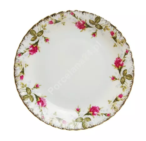 Talerz deserowy 19 cm Chodzież  - Iwona B013 ZŁOCONA RÓŻA Talerz deserowy 19 cm Chodzież  - Iwona B013 ZŁOCONA RÓŻA
