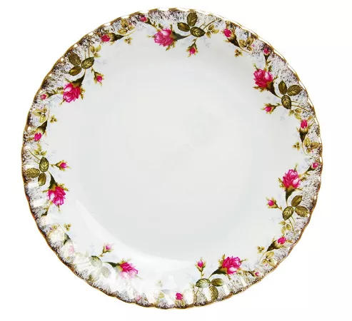 Talerz płytki 26 cm Chodzież  - Iwona B013 ZŁOCONA RÓŻA Talerz płytki 26 cm Chodzież  - Iwona B013 ZŁOCONA RÓŻA