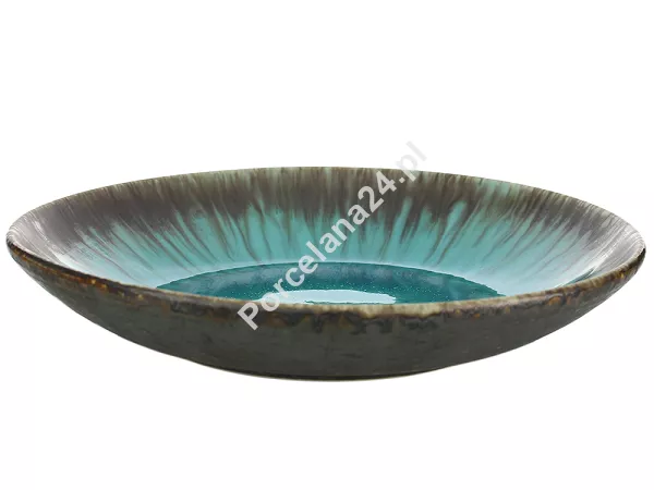 Talerz głęboki 24 cm Kera Ceramika - Still Cristll Turkus Talerz głęboki 24 cm Kera Ceramika - Still Cristll Turkus