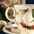 Kpl. filiżanek ze spodkiem 260 ml (2 szt.) Duo - Ecru Ważki 15.WAŻ.K2FS