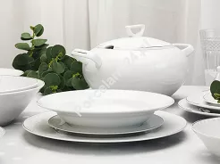 Serwis obiadowy na 12 osób (44 el) Chodzież - Yvonne H109