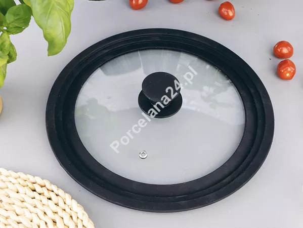 Pokrywka szklana z silikonowym rantem 26 cm Odelo - Kalia 1OD.POK.2432 Pokrywka szklana z silikonowym rantem 26 cm Odelo - Kalia 1OD.POK.2432