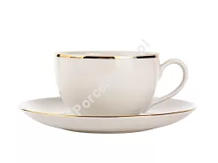 Filiżanka ze spodkiem 0,25 L / 15,7 cm Chodzież- Yvonne 3603 ZŁOTA LINIA
