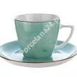 Filiżanka ze spodkiem 0,35 L / 17,5 cm Lubiana - Beata / Dorota 6630L MORSKI GIFT BOX
