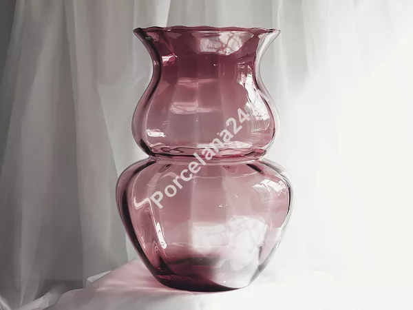 Wazon ryflowany 39 cm Krosno - Ametyst 44.WA-D062-0390-AM Wazon ryflowany 39 cm Krosno - Ametyst 44.WA-D062-0390-AM
