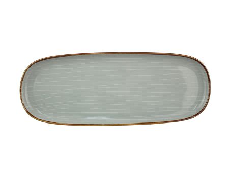 Półmisek 36 cm Bogucice - Alumina Bergen Grey 1110