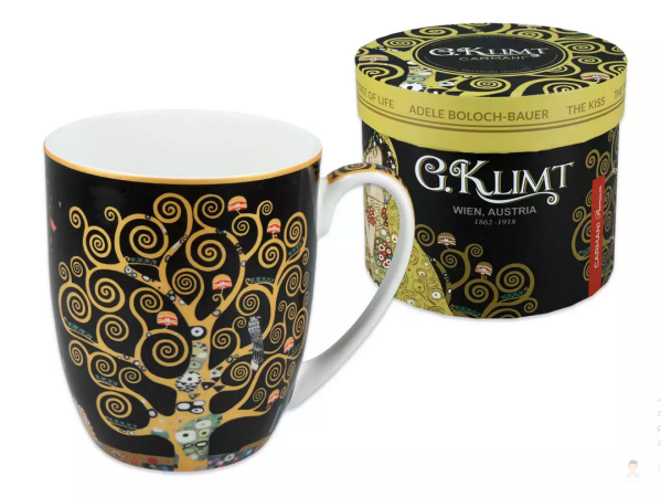 Kubek 0,4 L Carmani - Gustav Klimt - Drzewo życia 33.532-0413 Kubek 0,4 L Carmani - Gustav Klimt - Drzewo życia 33.532-0413