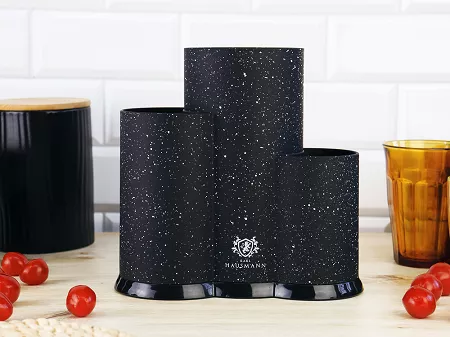 Stojak / Blok na noże 3w1 Karl Hausmann - Czarny Marmur 6.SDN.5727