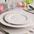 Serwis obiadowo - herbaciany na 12 osób (82el.) Chodzież - Yvonne 9718 PLATYNOWA LINIA
