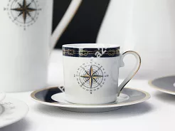 Filiżanka ze spodkiem 0,10 L / 12,5 cm Ćmielów - Jenny Nautilus White