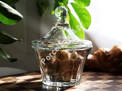 Cukiernica szklana 9,5 cm z pokrywką Kaveh - Piano 52.CUK.PIA
