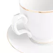 Filiżanka do ze spodkiem 0,35 L / 17 cm (Cappucino) Chodzież -  MariaPaula ZŁOTA LINIA L02
