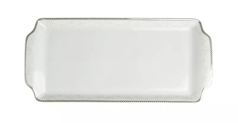 Taca na ciasto 36 cm Ćmielów - Astra B601 MARZENIE PLATYNOWE Taca na ciasto 36 cm Ćmielów - Astra B601 MARZENIE PLATYNOWE