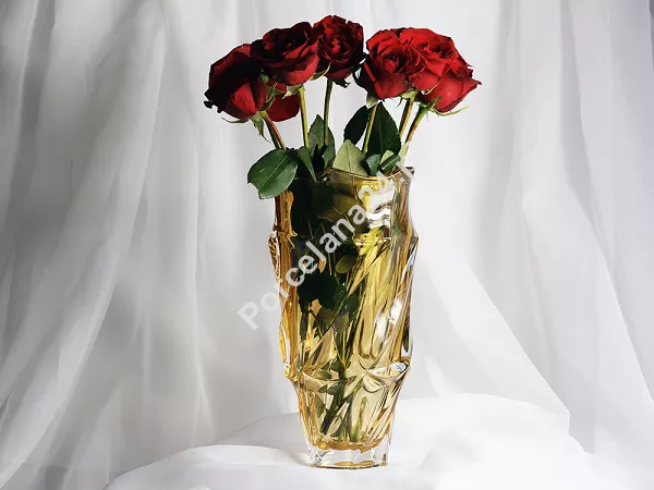 Wazon 30 cm Bohemia - FLAMENCO AMBER 4SB.FLAA.584782 Wazon 30 cm Bohemia - FLAMENCO AMBER 4SB.FLAA.584782