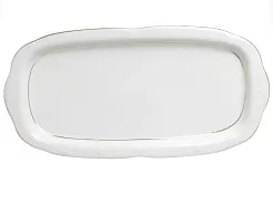 Taca do ciasta 32 cm Chodzież - Kamelia B014 ZŁOTA LINIA