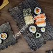Komplet do sushi dla 2osób (5 el.) Kera Ceramika - Moku Cristall Hematyt