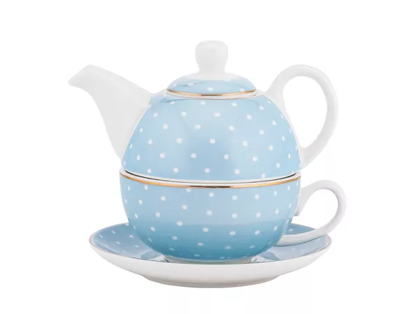 Komplet do herbaty (3 el) Altom Design - Natalie Blue 07.NATB.ZDH Komplet do herbaty (3 el) Altom Design - Natalie Blue 07.NATB.ZDH