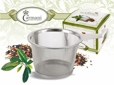 Zaparzacz do herbaty 8,5 cm Carmani - Sitko do kubka z uchwytem 33.888-1113