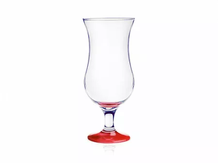 Kieliszek koktajlowy czerwona stopka 420 ml Glasmark - 4G.57-0032-0420B