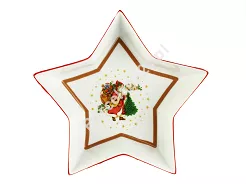 Patera gwiazda głęboka 21 cm Bogucice - Cicha Noc 986