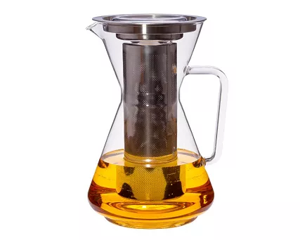 Dzbanek 1,5 L szklany z zaparzaczem stalowym Trendglas - MORA 4E.122003
