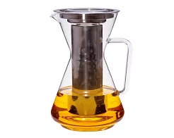Dzbanek 1,5 L szklany z zaparzaczem stalowym Trendglas - MORA 4E.122003