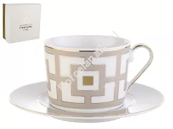Filiżanka ze spodkiem 0,25 L / 15,7 cm Ćmielów - Jenny G543 GIFT BOX