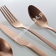 Komplet sztućców 24 cz. na 6 osób PINTINOX - Royal Satin Copper (2,5 mm) 23.2KSU.7091.K24