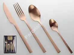Komplet sztućców 24 cz. na 6 osób PINTINOX - Royal Satin Copper (2.5 mm) 23.2KSU.7091.K24