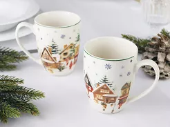 Komplet 2 kubków 0,36 l  Duo - Christmas Village 15.CHV.K2K