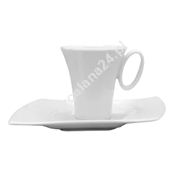 Filiżanka ze spodkiem 0,1 L / 16,5 cm Lubiana - Wing (nr 1470, 1471)