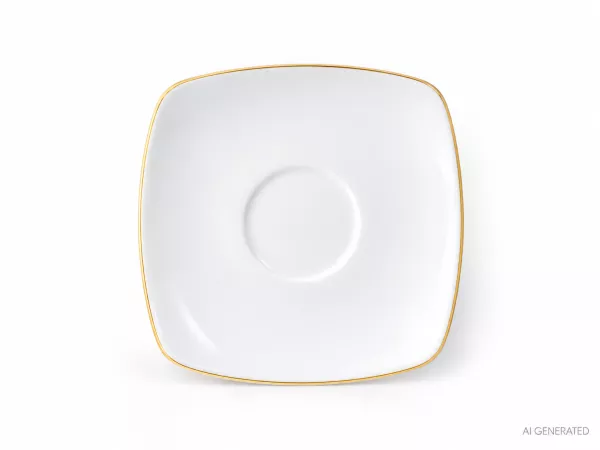 Spodek 16 cm Chodzież - Akcent 3603 ZŁOTA LINIA Spodek 16 cm Chodzież - Akcent 3603 ZŁOTA LINIA