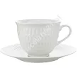 Komplet 6 filiżanek ze spodkiem 0,25 L / 15,7 cm (12el) Ćmielów - Sofia 0001
