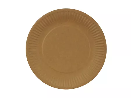 Talerz płytki 18 cm - Opakowanie 50 szt.- Eco papier kraft E.TP18-OP