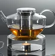 Dzbanek 1,2 L szklany z zaparzaczem stalowym Trendglas - OPUS 4E.110031