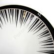 Serwis obiadowo - kawowy na 6 osób (24 el.) Karolina - Black & White Gold 3842 (WYPRZEDAŻ - W801)