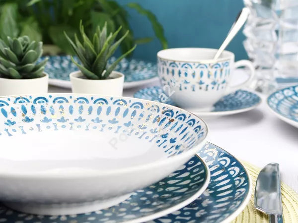 Serwis obiadowo - kawowy na 6 osób (30 el) Karolina - Katania 81592 Serwis obiadowo - kawowy na 6 osób (30 el) Karolina - Katania 81592