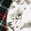 Komplet 4 talerzy deserowych 20 cm Altom Design - Golden Winter 07.CHR.2995