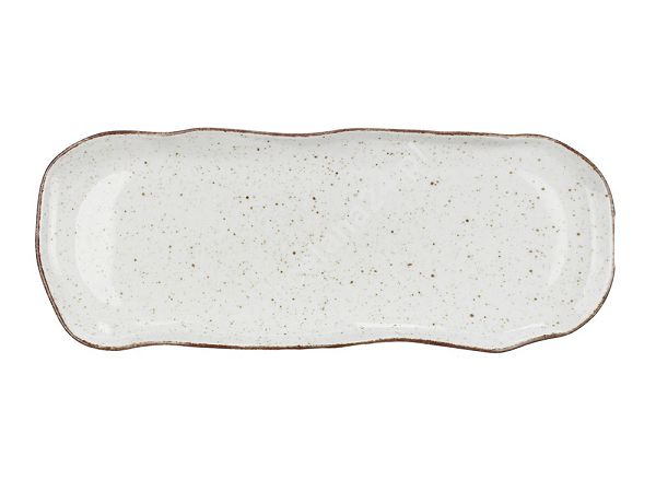 Taca do ciasta 35 cm Lubiana - Stone Age / Kremowy Taca do ciasta 35 cm Lubiana - Stone Age / Kremowy