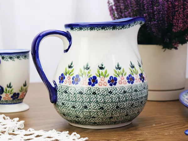 Dzbanek 1,5 L Bolesławiec - Mariańska Koronka gat. I Dzbanek 1,5 L Bolesławiec - Mariańska Koronka gat. I