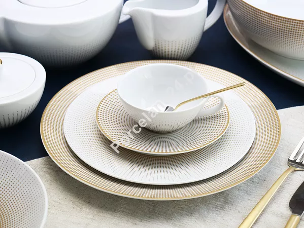 Serwis obiadowo - herbaciany na 12 osób (67 el.) Bogucice - Luce 1261 Serwis obiadowo - herbaciany na 12 osób (67 el.) Bogucice - Luce 1261