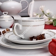 Serwis obiadowo - herbaciany na 12 osób (110 el) Chodzież - Yvonne G309