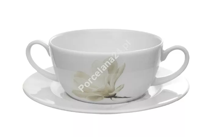 Bulionówka ze spodkiem 0,3 L / 16,5 cm Lubiana - Nadia 6474 Bulionówka ze spodkiem 0,3 L / 16,5 cm Lubiana - Nadia 6474