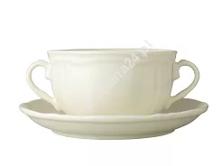 Bulionówka ze spodkiem 0,3 L / 16 cm Bogucice - Gino Cream 1229