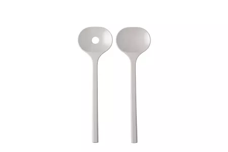 Komplet sztućców do sałaty 2 szt. Mepal - Bloom Pebble white 1KM.SDS.884