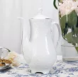 Serwis obiadowo - kawowy na 12 osób (82 el.) Ćmielów - Rococo 3605 PLATYNOWA LINIA