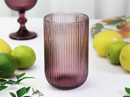 Szklanka wysoka 0,43 L Altom Design - Selena Różowa 07.SEL.7666