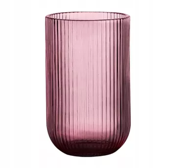 Szklanka wysoka 0,43 L Altom Design - Selena Różowa 07.SEL.7666